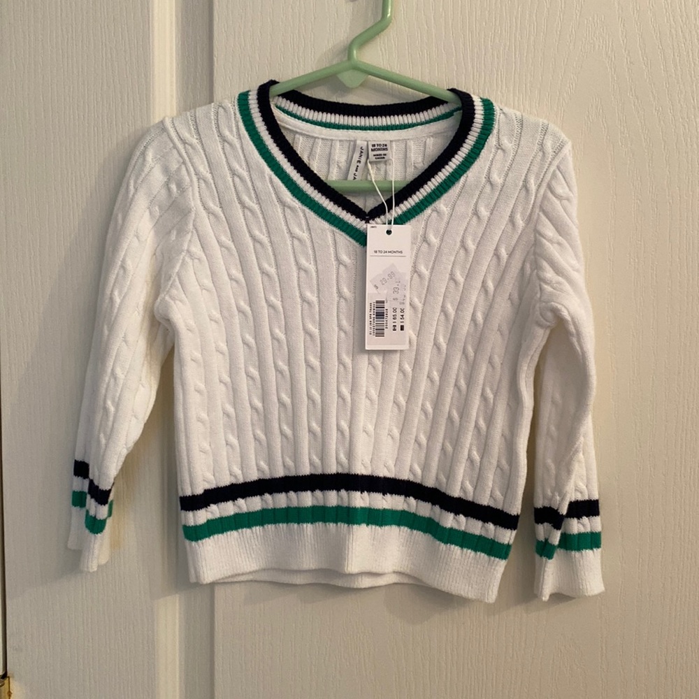 Janie and Jack boys cord sweater
